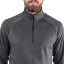Galvin Green Dion 1/4 Zip Pullover - Black Melange