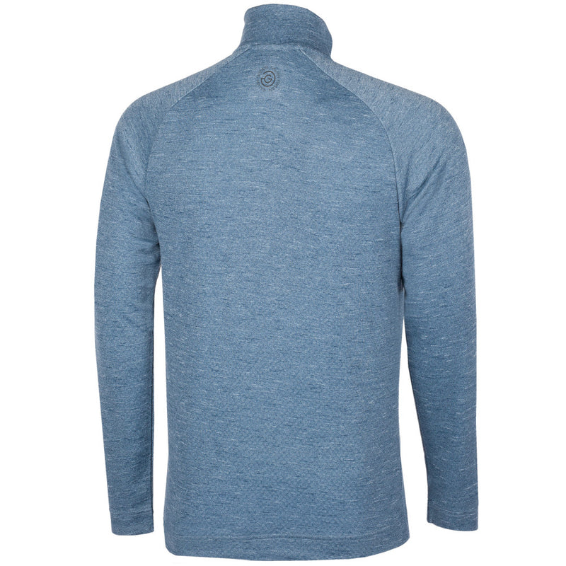 Galvin Green Dion 1/4 Zip Pullover - Blue Melange