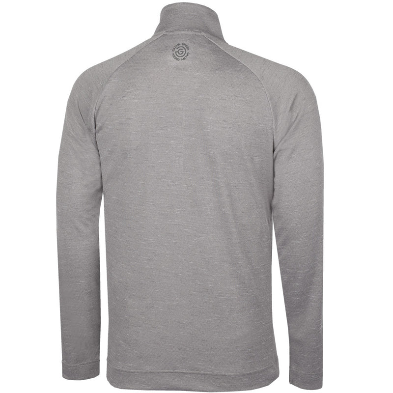 Galvin Green Dion 1/4 Zip Pullover - Grey Melange