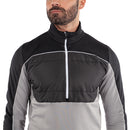 Galvin Green Douglas 1/4 Zip Pullover - Sharkskin/Black