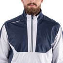 Galvin Green Lawrence Windstopper 1/4 Zip Pullover - White/Navy