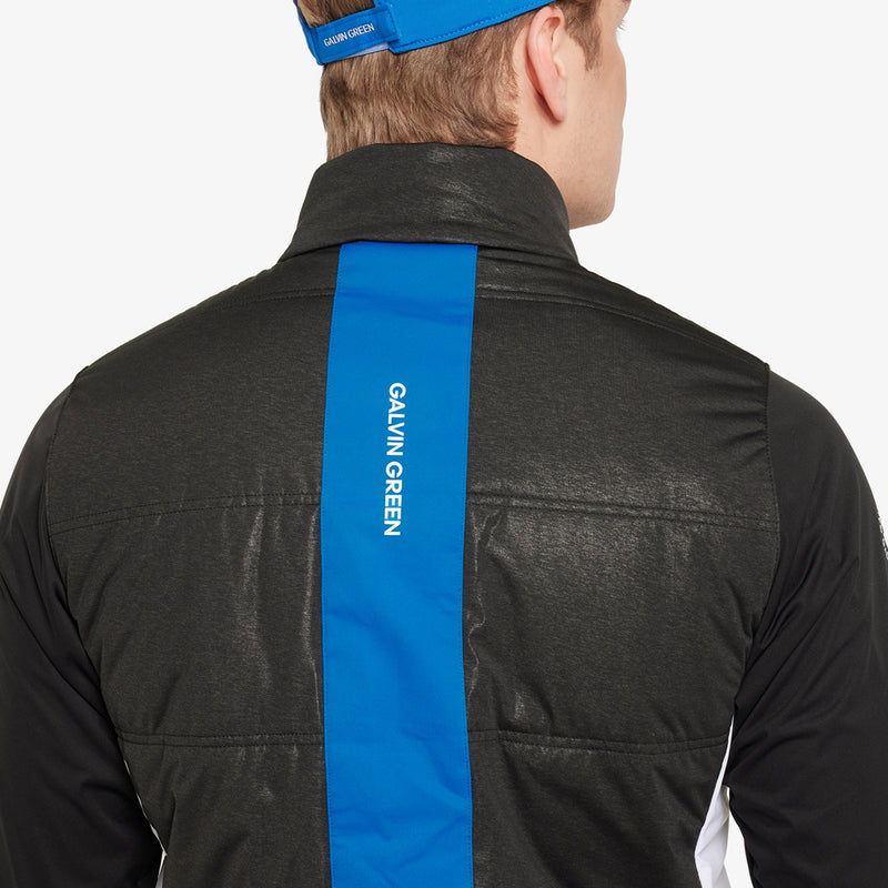 Galvin Green Lennon Windproof Water Resistant Jacket - Black/White/Royal