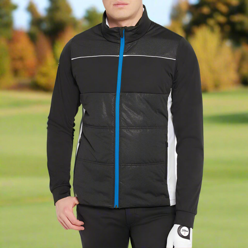 Galvin Green Lennon Windproof Water Resistant Jacket - Black/White/Royal