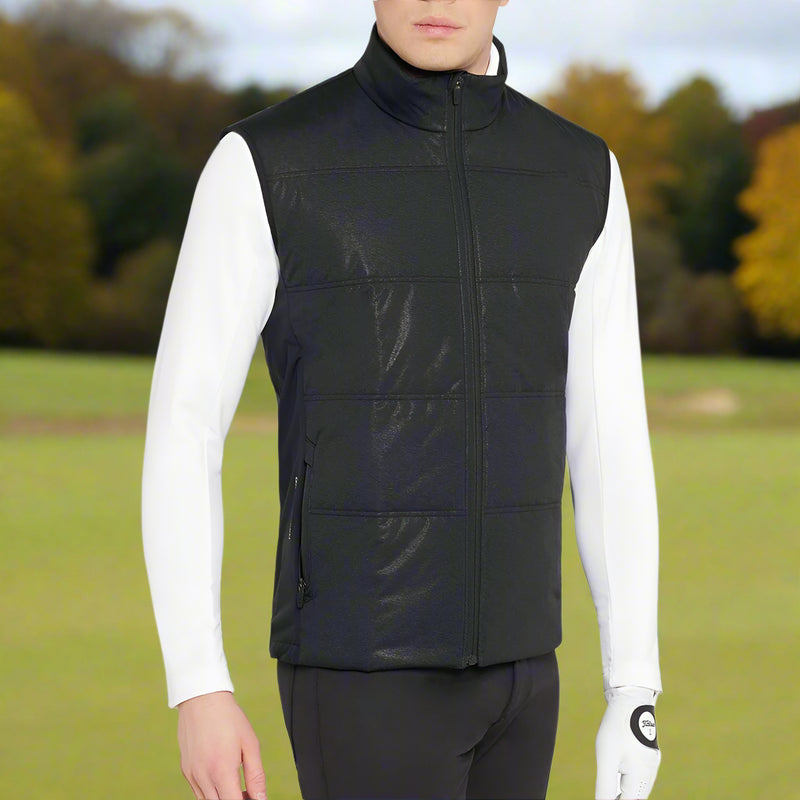 Galvin Green Lennox Windproof Water Resistant Gilet - Black
