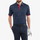 Galvin Green Mannix Polo Shirt - Navy/Red