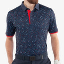 Galvin Green Mannix Polo Shirt - Navy/Red