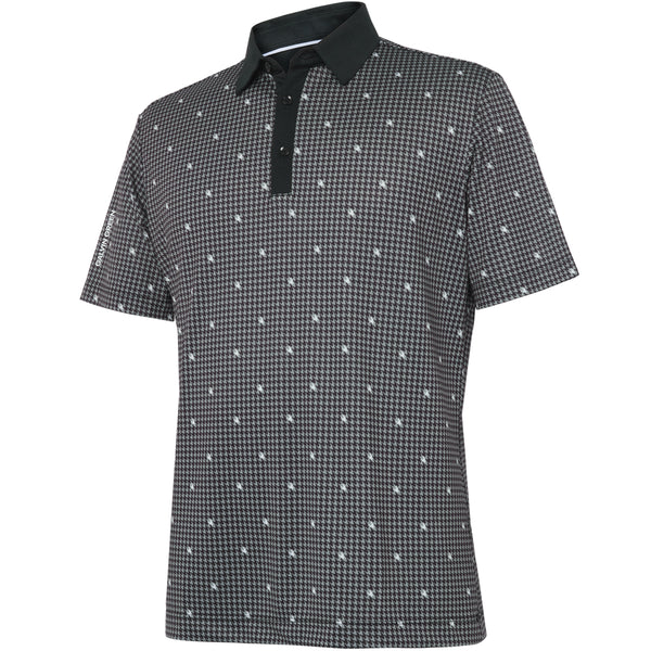Galvin Green Marley Polo Shirt - Sharkskin/Black