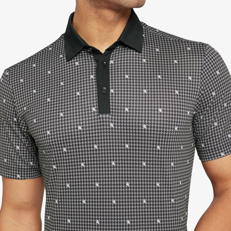 Galvin Green Marley Polo Shirt - Sharkskin/Black