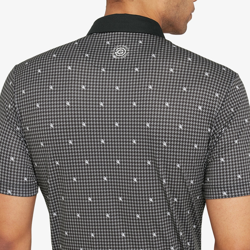 Galvin Green Marley Polo Shirt - Sharkskin/Black