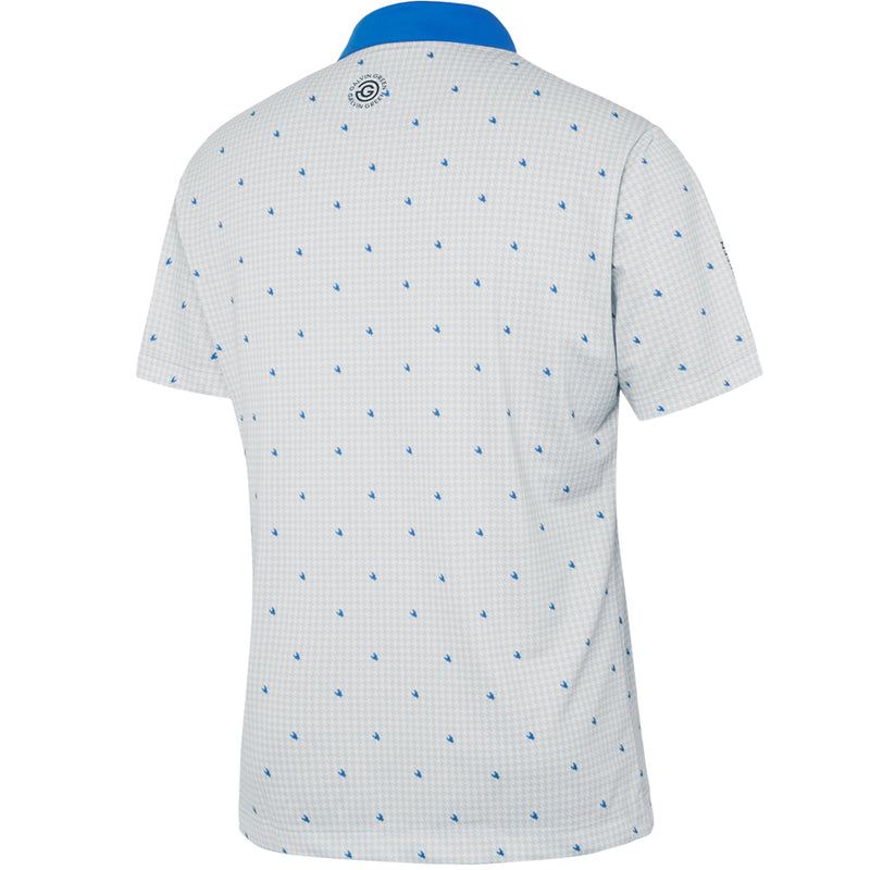 Galvin Green Marley Polo Shirt - White/Royal Blue