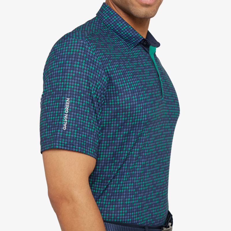 Galvin Green Marlo Polo Shirt - Navy/Golf Green