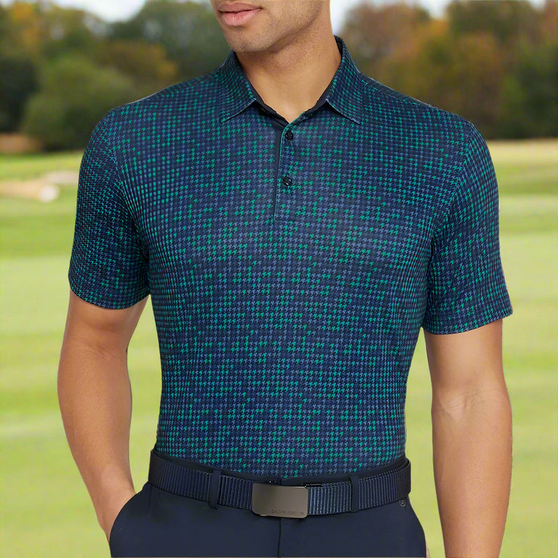 Galvin Green Marlo Polo Shirt - Navy/Golf Green