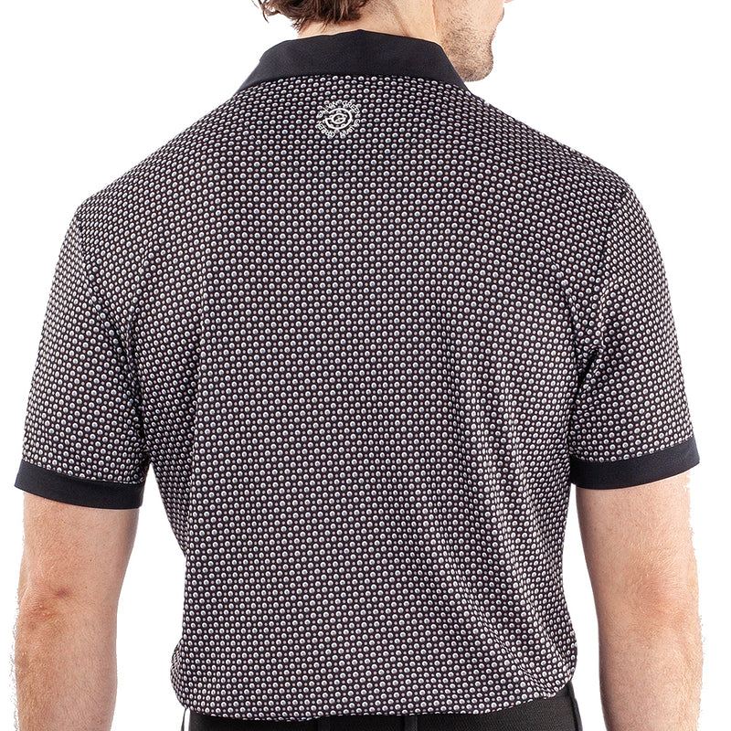 Galvin Green Mate Polo Shirt - Sharkskin/Black