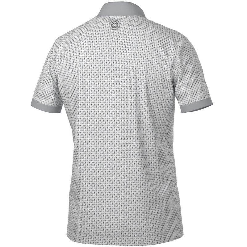 Galvin Green Mate Polo Shirt - White/Cool Grey