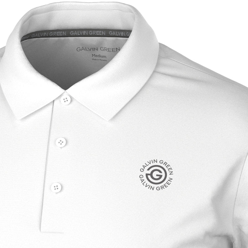 Galvin Green Maximilian Polo Shirt - White