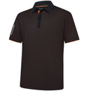 Galvin Green Medley Polo Shirt - Black/Orange