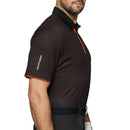 Galvin Green Medley Polo Shirt - Black/Orange