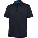 Galvin Green Medley Polo Shirt - Black/Royal Blue