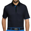 Galvin Green Medley Polo Shirt - Black/Royal Blue