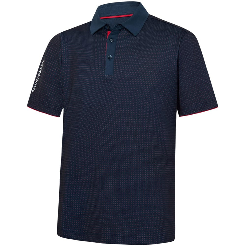 Galvin Green Medley Polo Shirt - Navy/Red