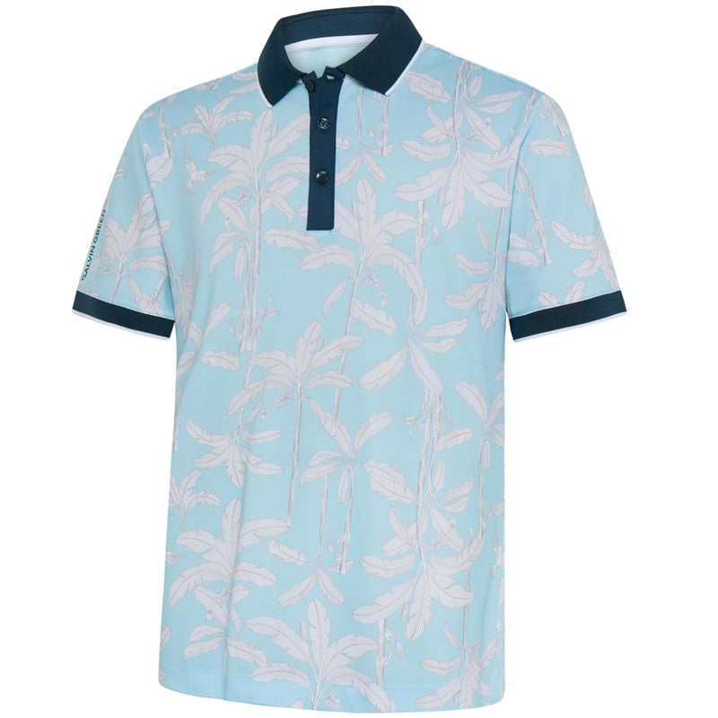 Galvin Green Merry Polo Shirt - Crystal Blue/Navy