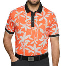 Galvin Green Merry Polo Shirt - Orange/Black