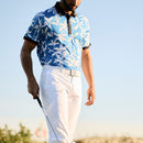 Galvin Green Merry Polo Shirt - Royal Blue/Black