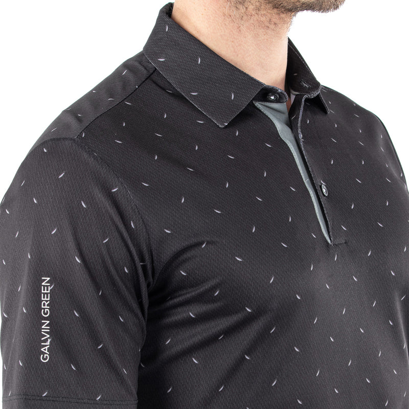 Galvin Green Miklos Polo Shirt - Black