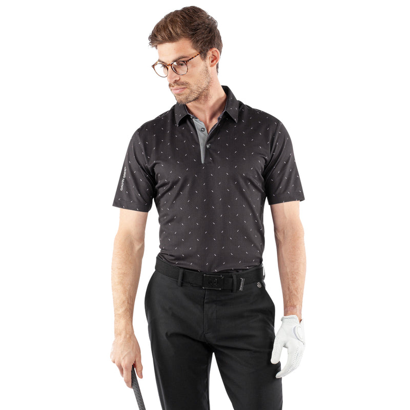 Galvin Green Miklos Polo Shirt - Black