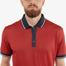 Galvin Green Miller Polo Shirt - Red/Navy
