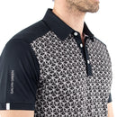 Galvin Green Mio Polo Shirt - Sharkskin/Black