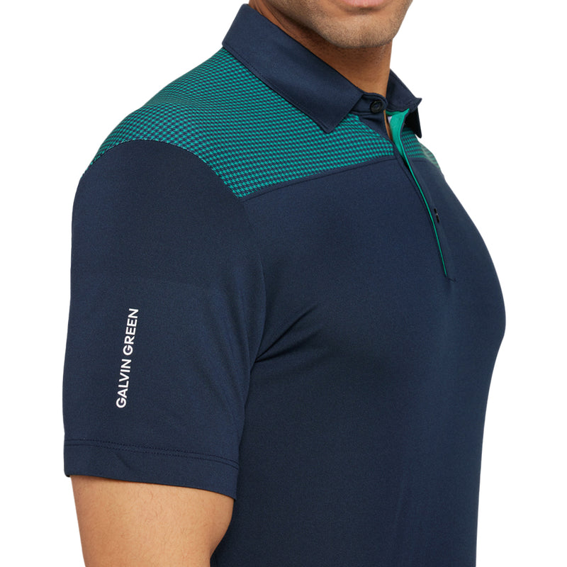Galvin Green Miran Polo Shirt - Navy/Golf Green