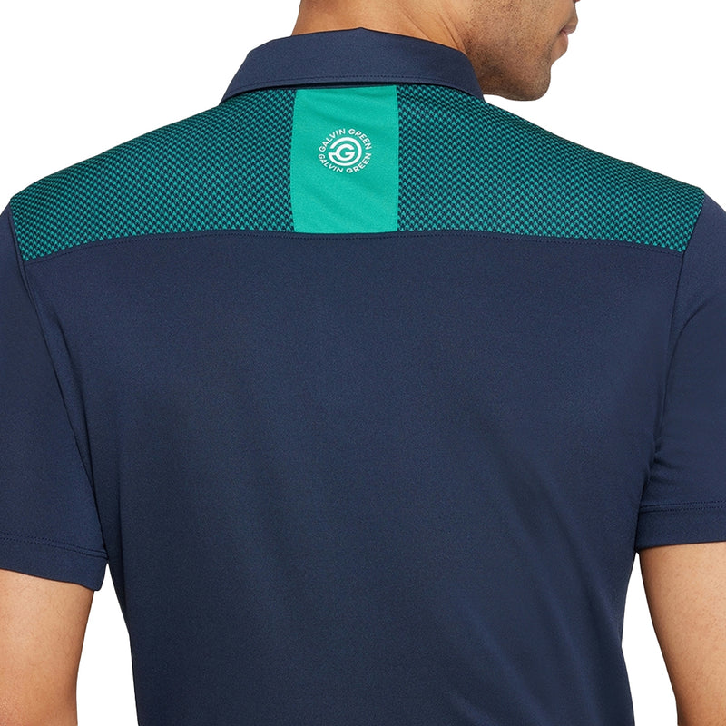 Galvin Green Miran Polo Shirt - Navy/Golf Green