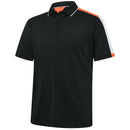 Galvin Green Mulligan Polo Shirt - Black/White/Orange