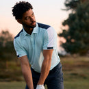 Galvin Green Mulligan Polo Shirt - Crystal Blue/White/Navy