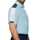 Galvin Green Mulligan Polo Shirt - Crystal Blue/White/Navy