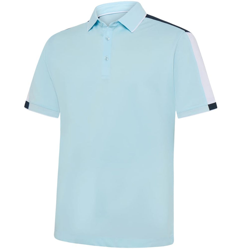 Galvin Green Mulligan Polo Shirt - Crystal Blue/White/Navy