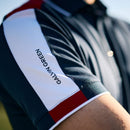 Galvin Green Mulligan Polo Shirt - Navy/Red/White