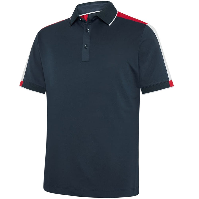 Galvin Green Mulligan Polo Shirt - Navy/Red/White