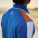 Galvin Green Mulligan Polo Shirt - Royal Blue/White/Orange
