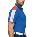Galvin Green Mulligan Polo Shirt - Royal Blue/White/Orange