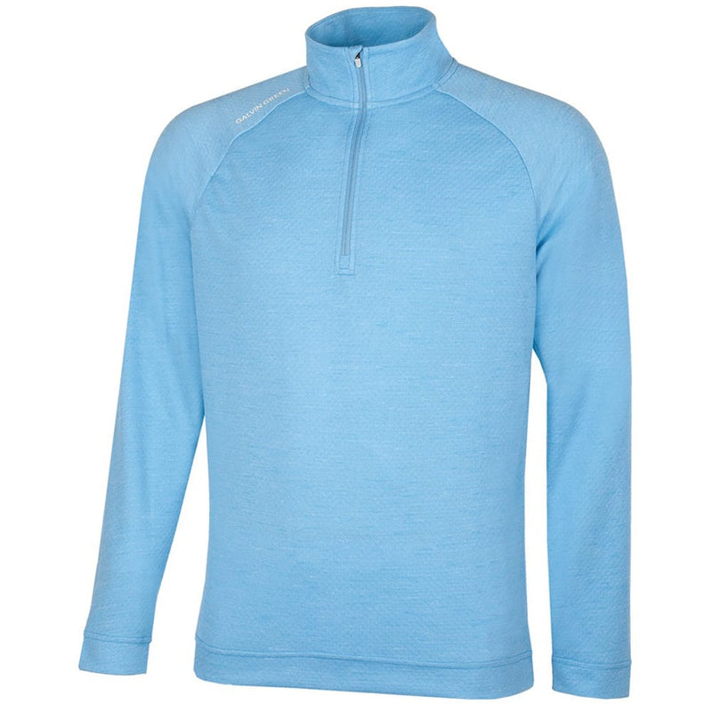 Galvin Green Dion 1/4 Zip Pullover - Alaskan Blue Melange