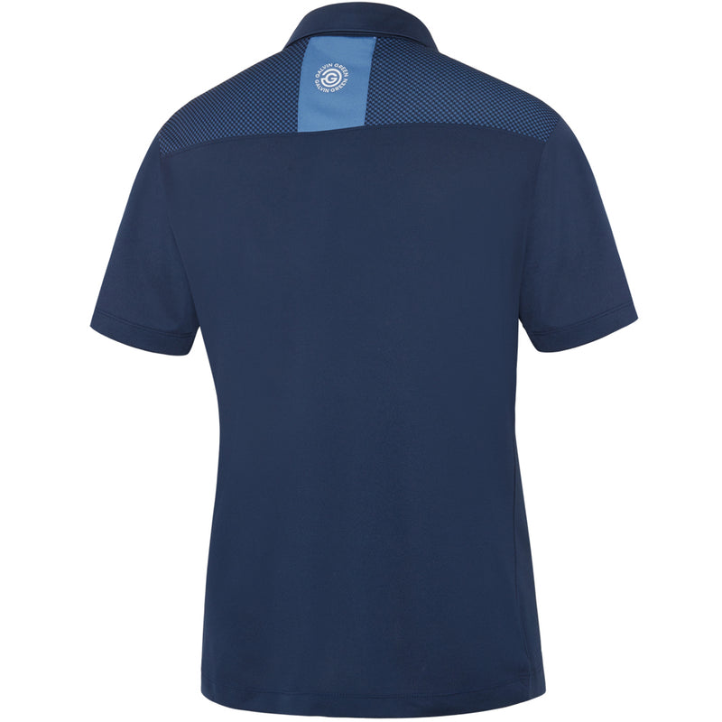 Galvin Green Miran Polo Shirt - Navy/Moonlight Blue