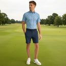 Ping Gilmore Polo Shirt - Dusty Blue Multi