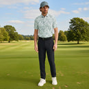 Ping Gilmore Polo Shirt - White/Gorse Green Multi