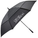 Oscar Jacobson Gio Print Dual Canopy Umbrella - Black