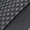Oscar Jacobson Gio Print Dual Canopy Umbrella - Black
