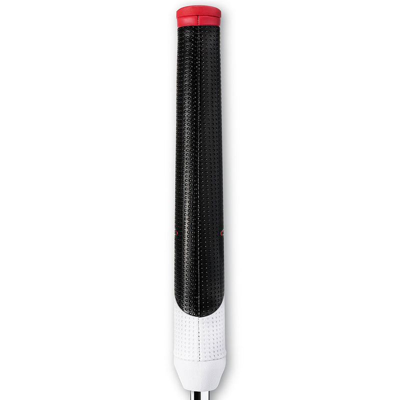 Golf Pride Reverse Taper Round Large Putter Grip - Black/White/Red