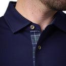 Glenmuir Gordon Polo Shirt - Navy/Tartan