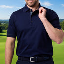 Glenmuir Gordon Polo Shirt - Navy/Tartan